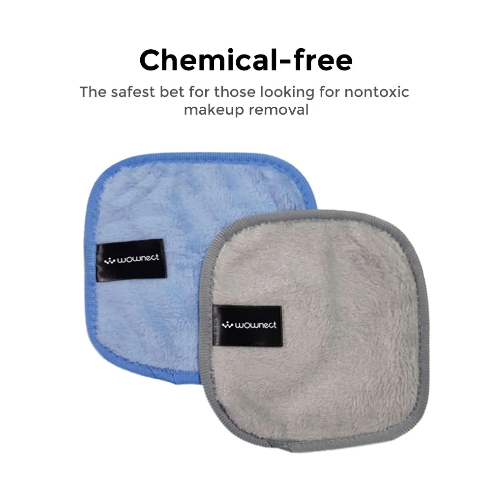 Makeup Remover Cloth Reusable Microfiber Face Towel Washable, Square Facial Cleansing Cloths [6 Per Pack]