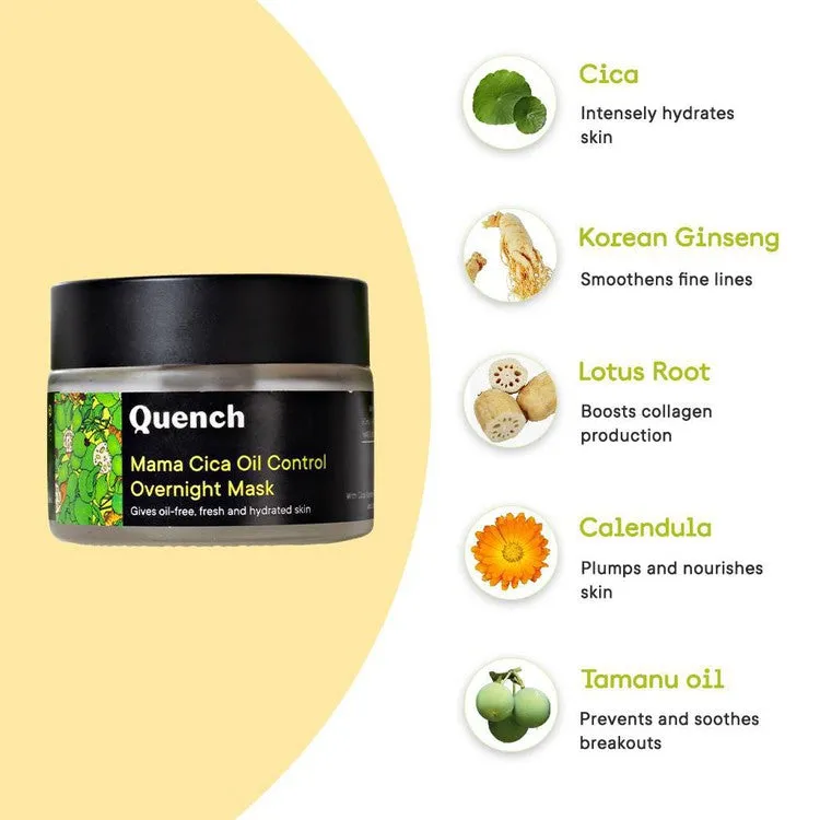 Mama Cica Oil Control Overnight Mask - 50 ML
