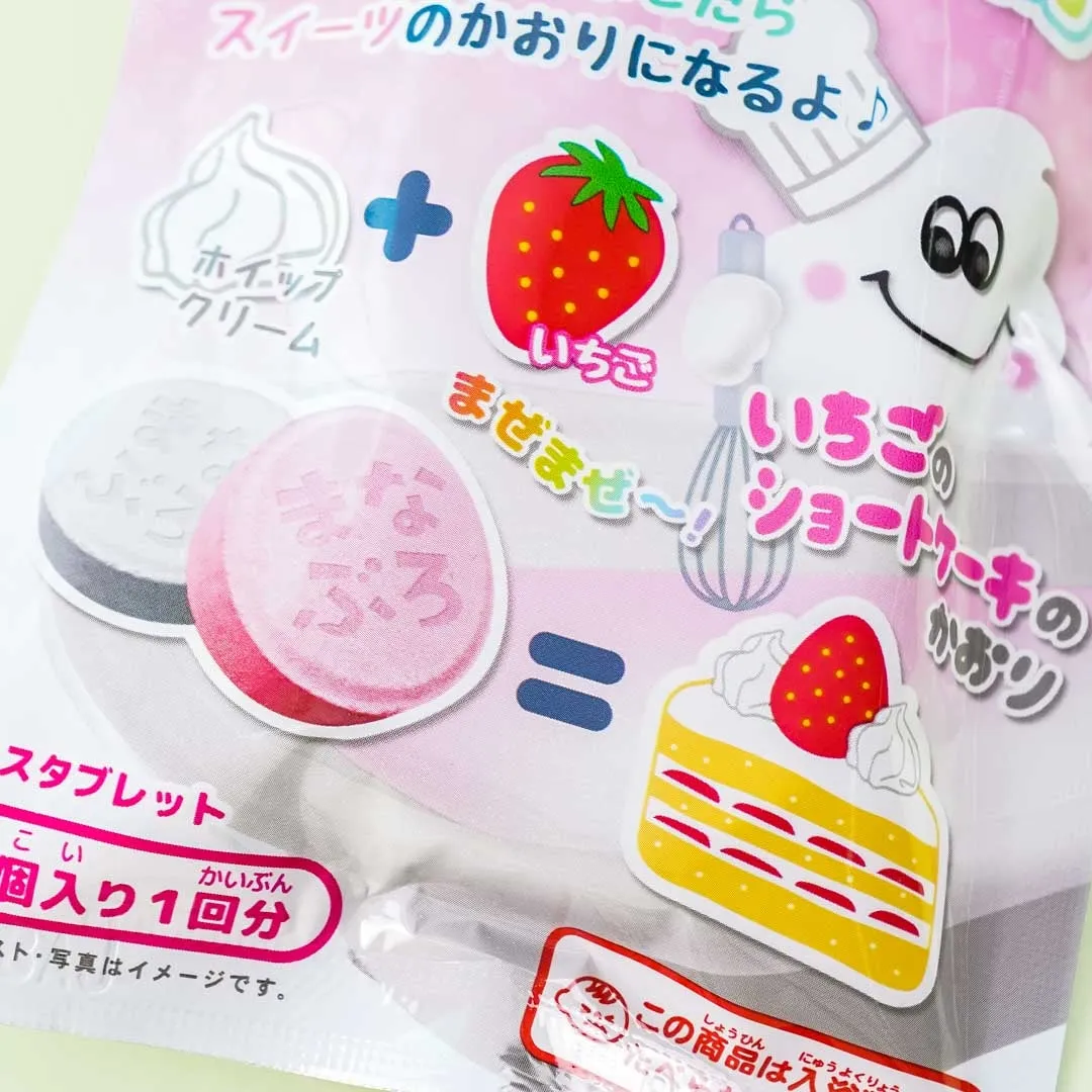 Manaburo Pastry Chef Strawberry Shortcake Bath Tablets