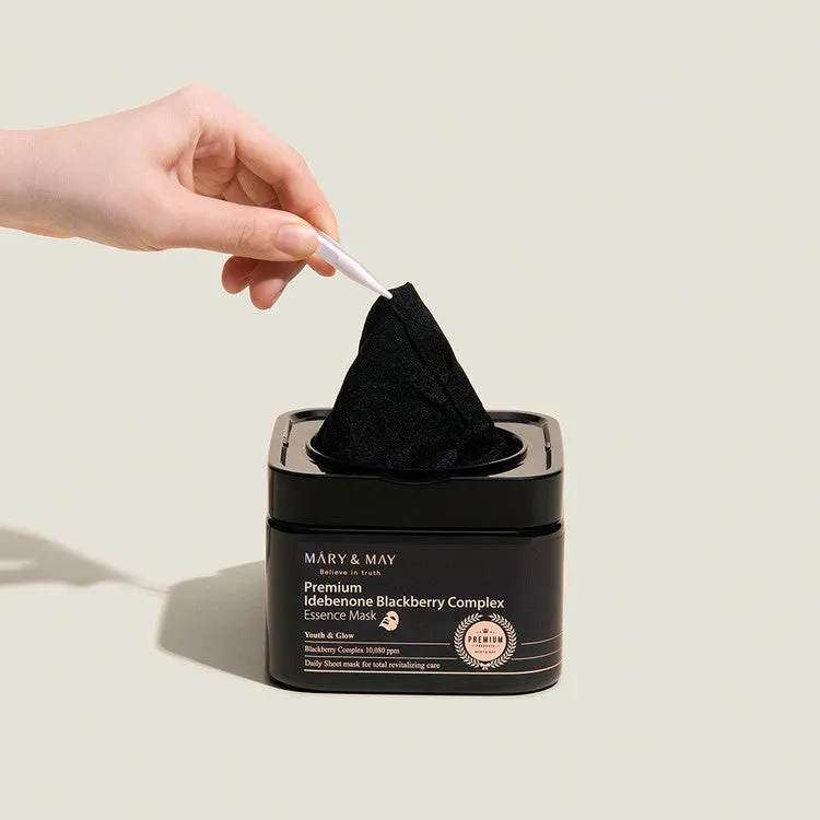 Mary & May Premium Idebenone Blackberry Complex Essence Mask