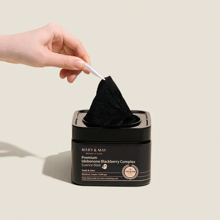 Mary & May - Premium Idebenone Blackberry Complex Essence Mask