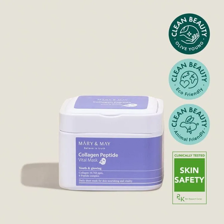 Mary&May Collagen Peptide Vital Mask 400g 30EA