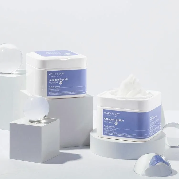 Mary&May Collagen Peptide Vital Mask 400g 30EA