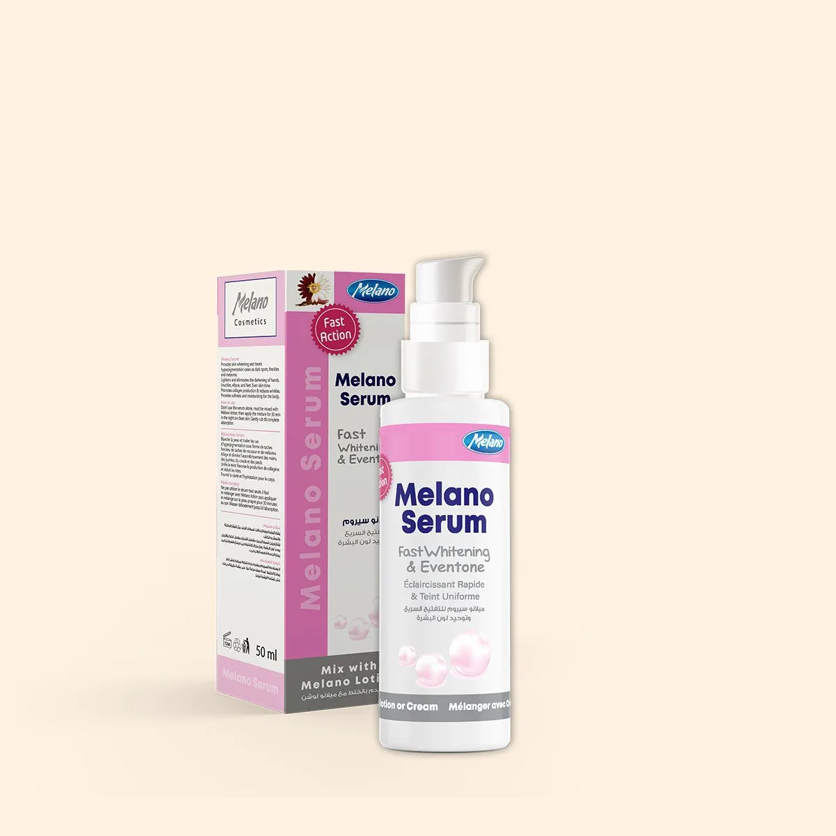 Melano Serum Fast Whitening & Eventone 50ml