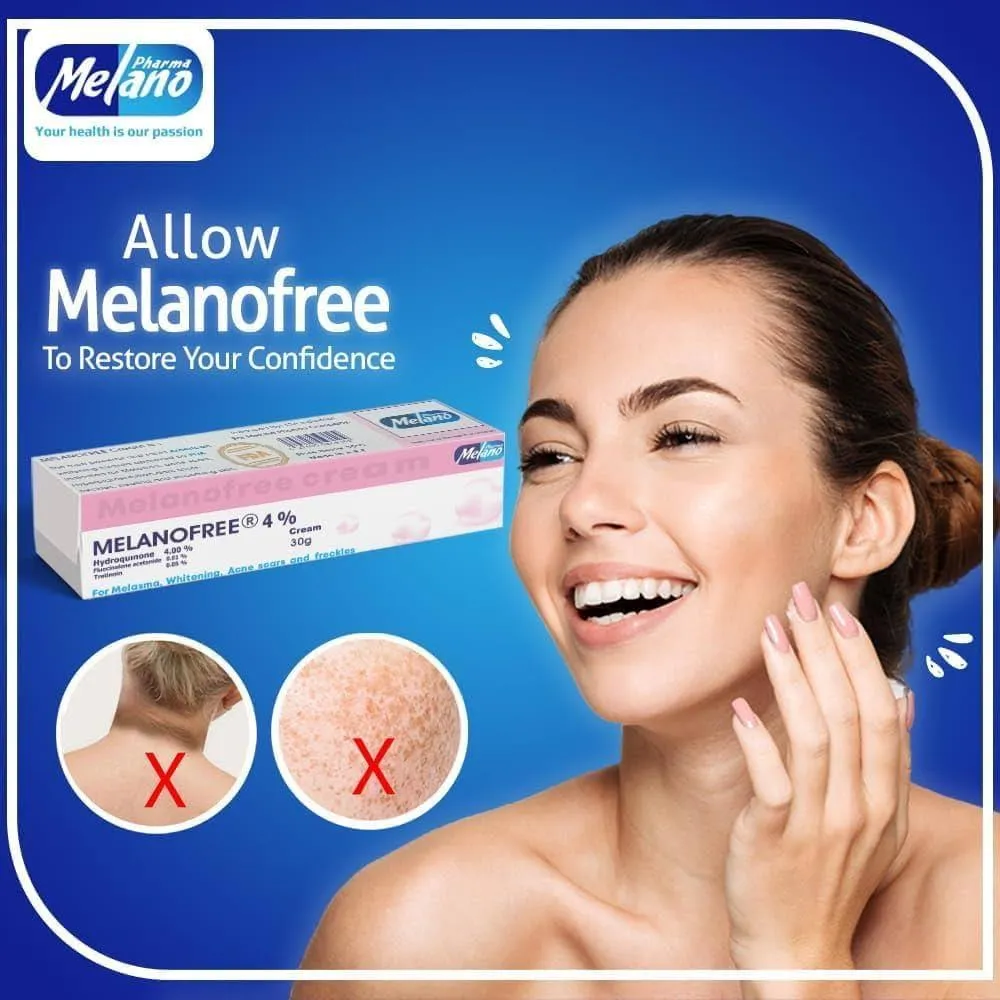 Melanofree 4% Whitening & Acne Cream 30g