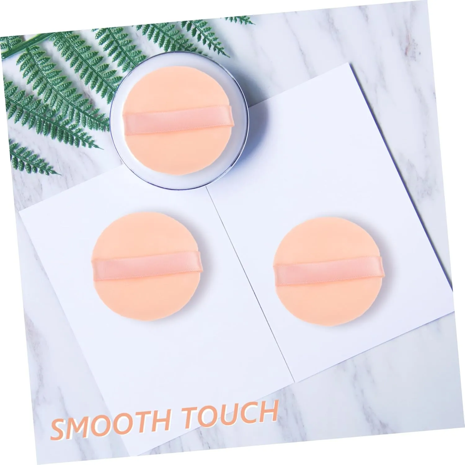 MERRYHAPY 7pcs Double-sided Makeup Powder Sponges for Wet Dry Application Soft Texture for Loose Powder Makeup Applicator for Smooth Finish