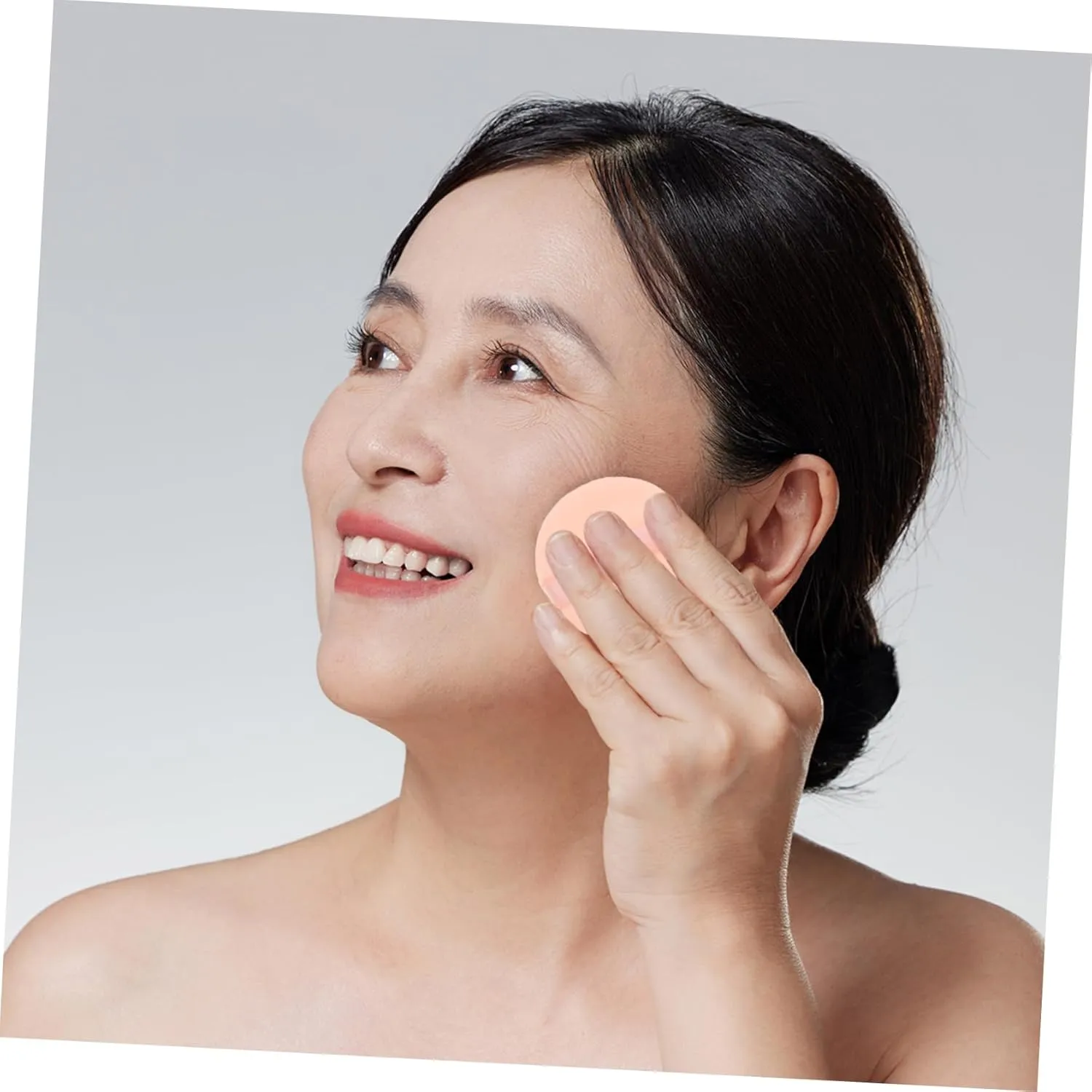 MERRYHAPY 7pcs Double-sided Makeup Powder Sponges for Wet Dry Application Soft Texture for Loose Powder Makeup Applicator for Smooth Finish