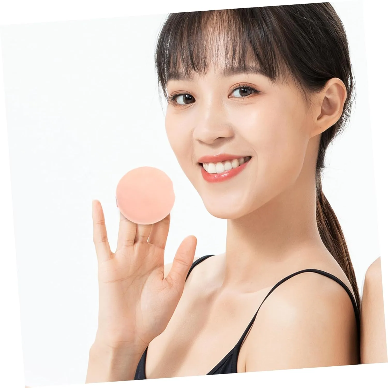 MERRYHAPY 7pcs Double-sided Makeup Powder Sponges for Wet Dry Application Soft Texture for Loose Powder Makeup Applicator for Smooth Finish
