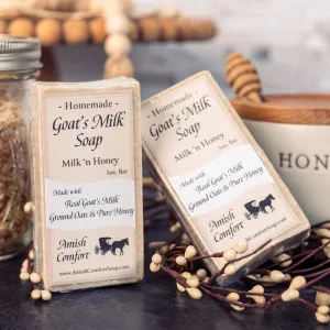 Milk 'n Honey Natural Amish Goat Milk Soap | With Oats & Honey