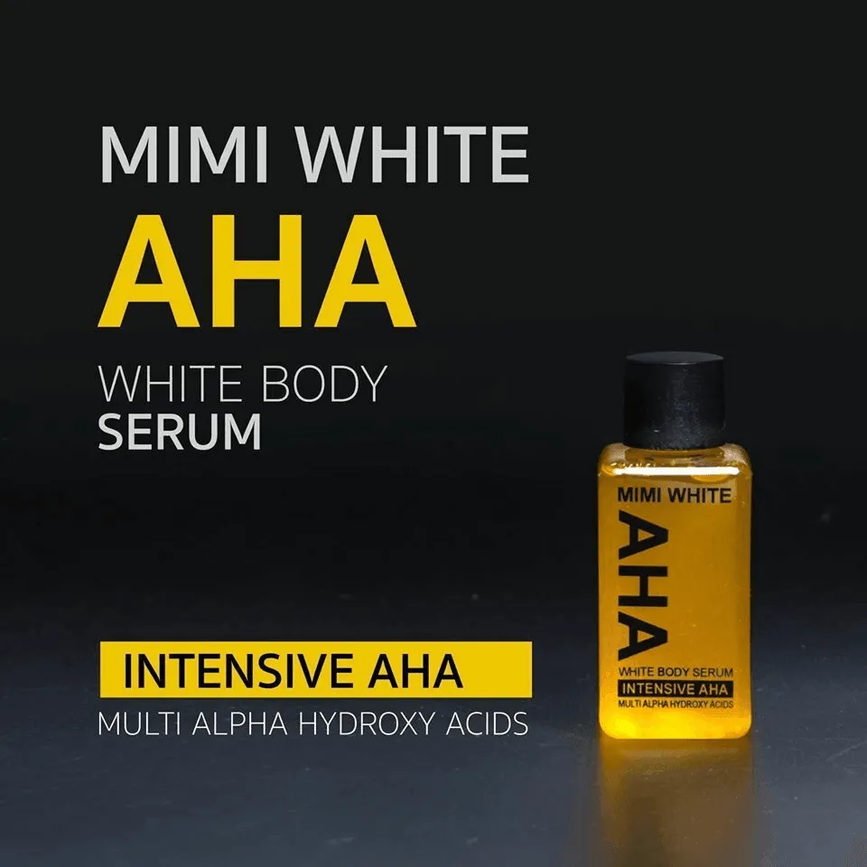 Mimi White AHA Whitening Body Serum - 30ml