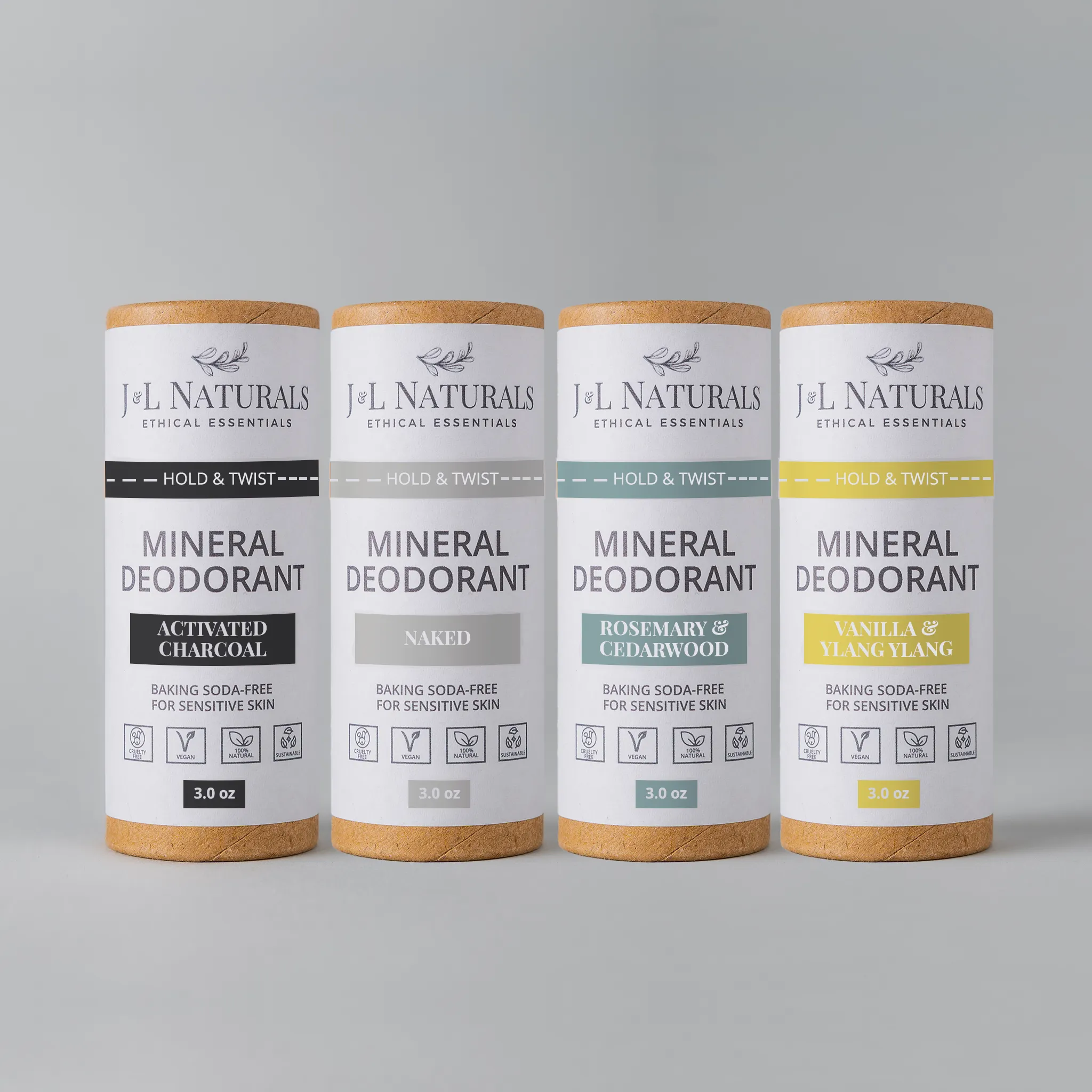 Mineral (Baking Soda-Free) Deodorant Bundle ($56 Value)