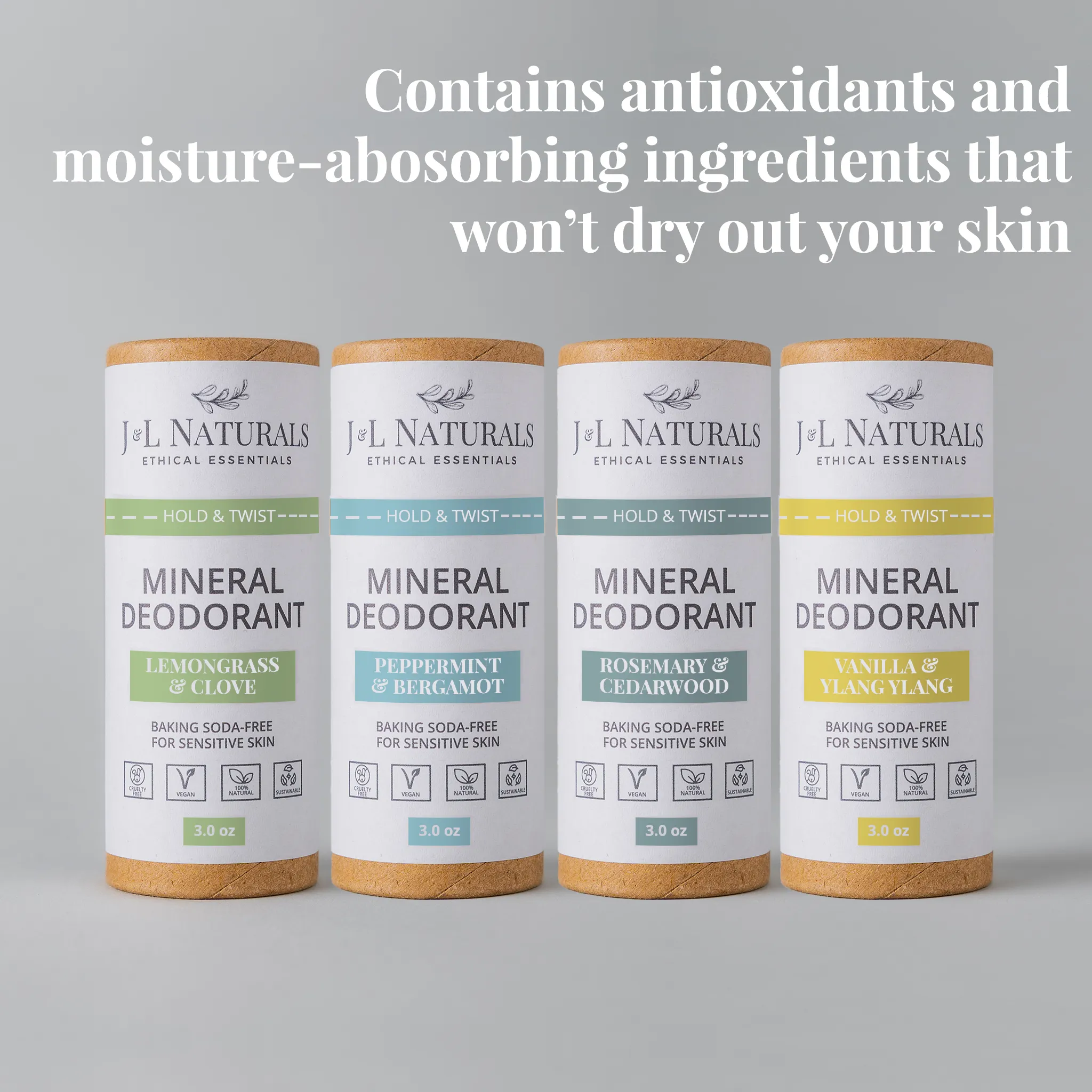 Mineral (Baking Soda-Free) Deodorant Bundle ($56 Value)
