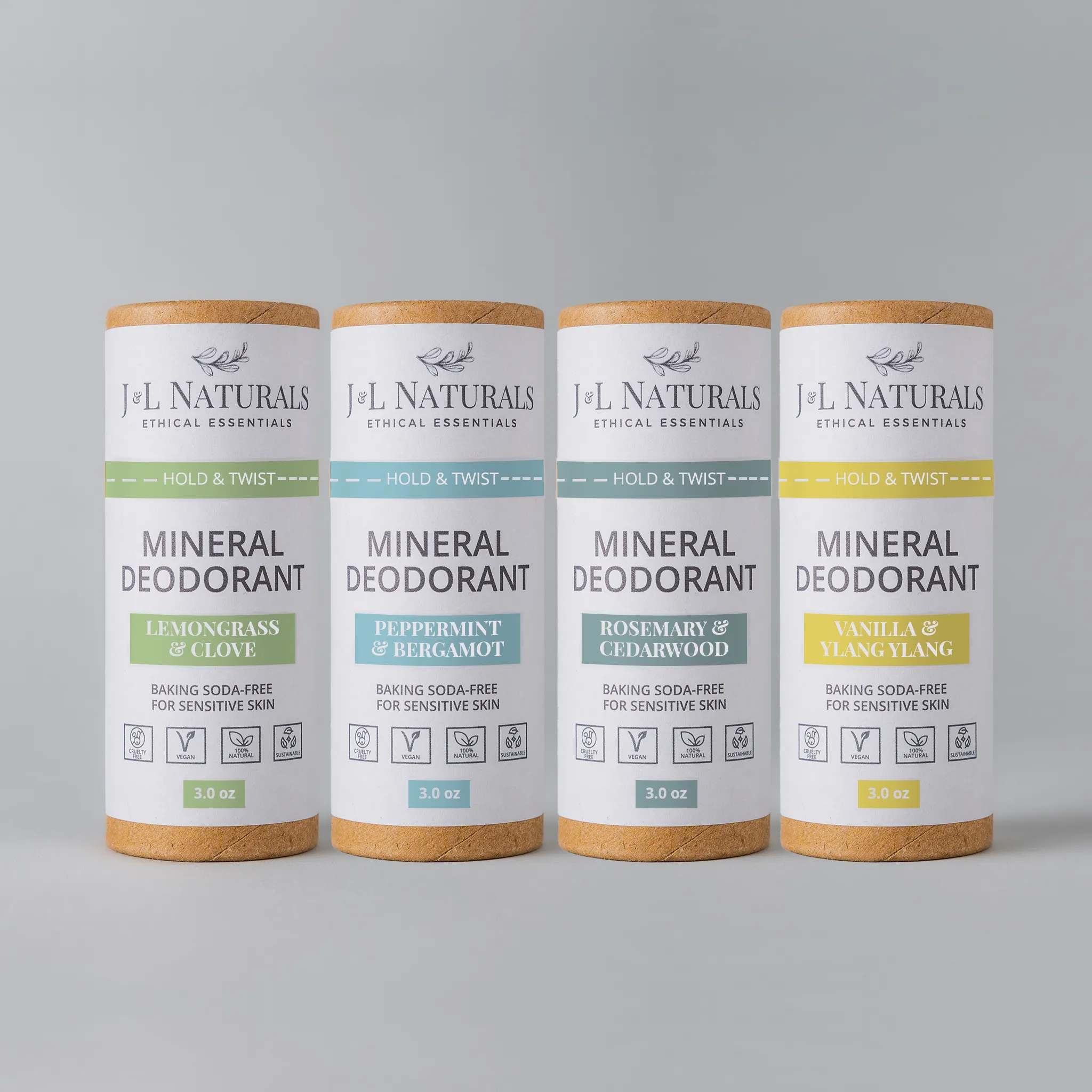 Mineral (Baking Soda-Free) Deodorant Bundle ($56 Value)