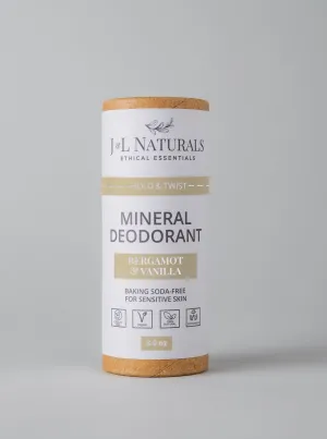 Mineral Deodorant - Bergamot & Vanilla