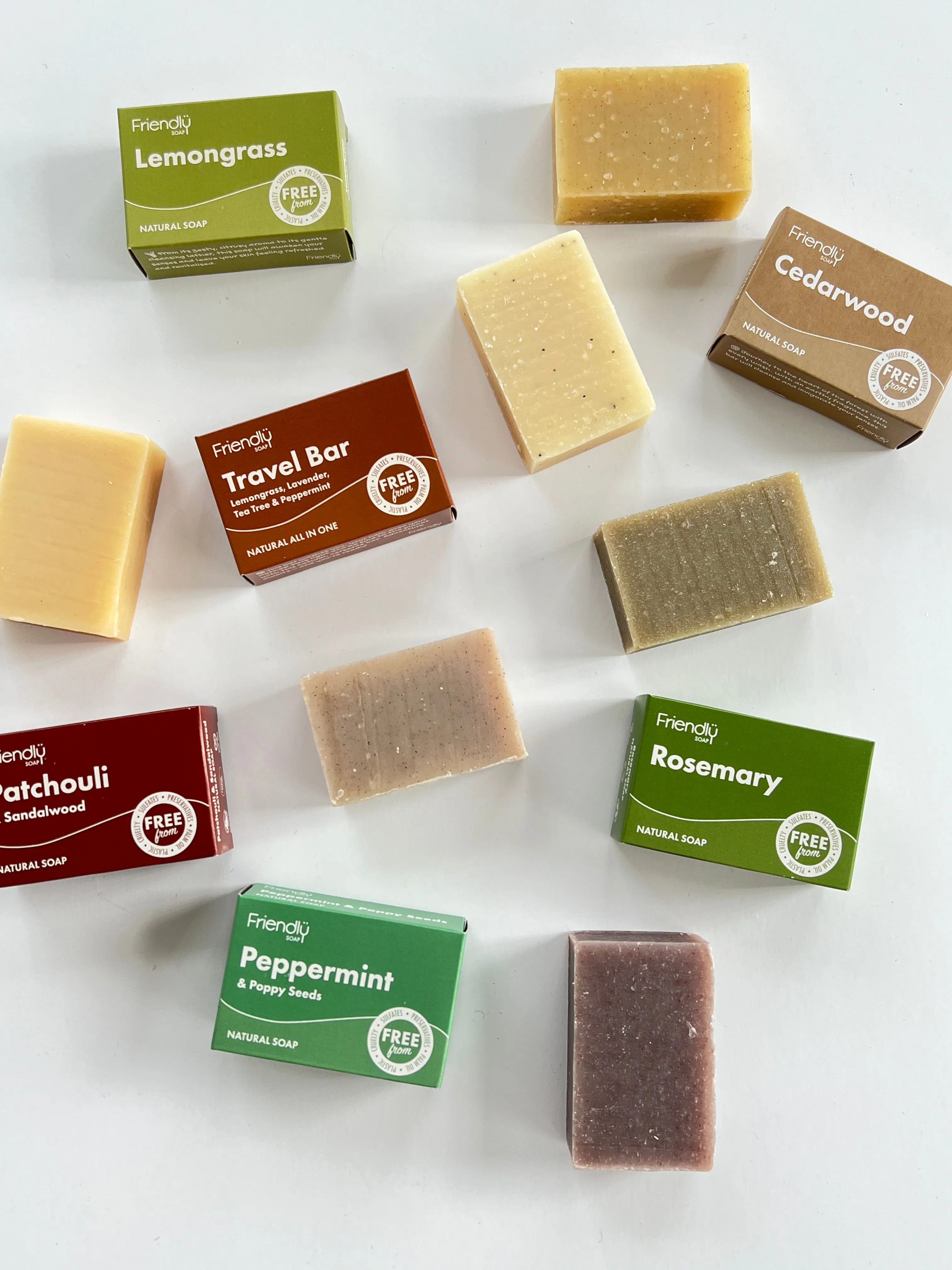 Multi-use Travel Bar - Lemongrass, Lavender, Tea Tree & Peppermint