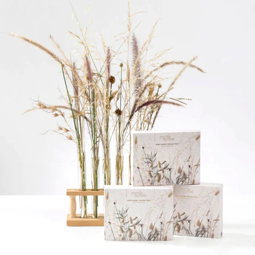 Myrtle & Moss Mini Hand Cream Trio Wild Grasses