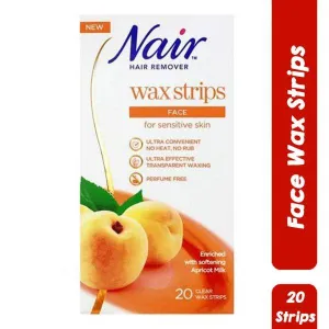 NAIR FACE WAX STRIPS 20PCS