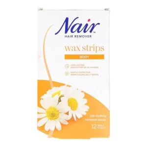 NAIR HAIR REMOVER WAX STRIPS BODY 12STRIPS