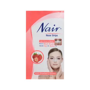 Nair Nose Strips With Strawberry Extract 6Pcs