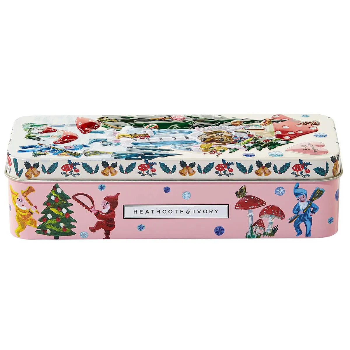 Nathalie Lete Christmas Forest Folk Hand Cream Tin by Heathcote & Ivory