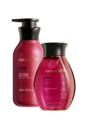 Nativa SPA Plum Body Lotion & Oil Set