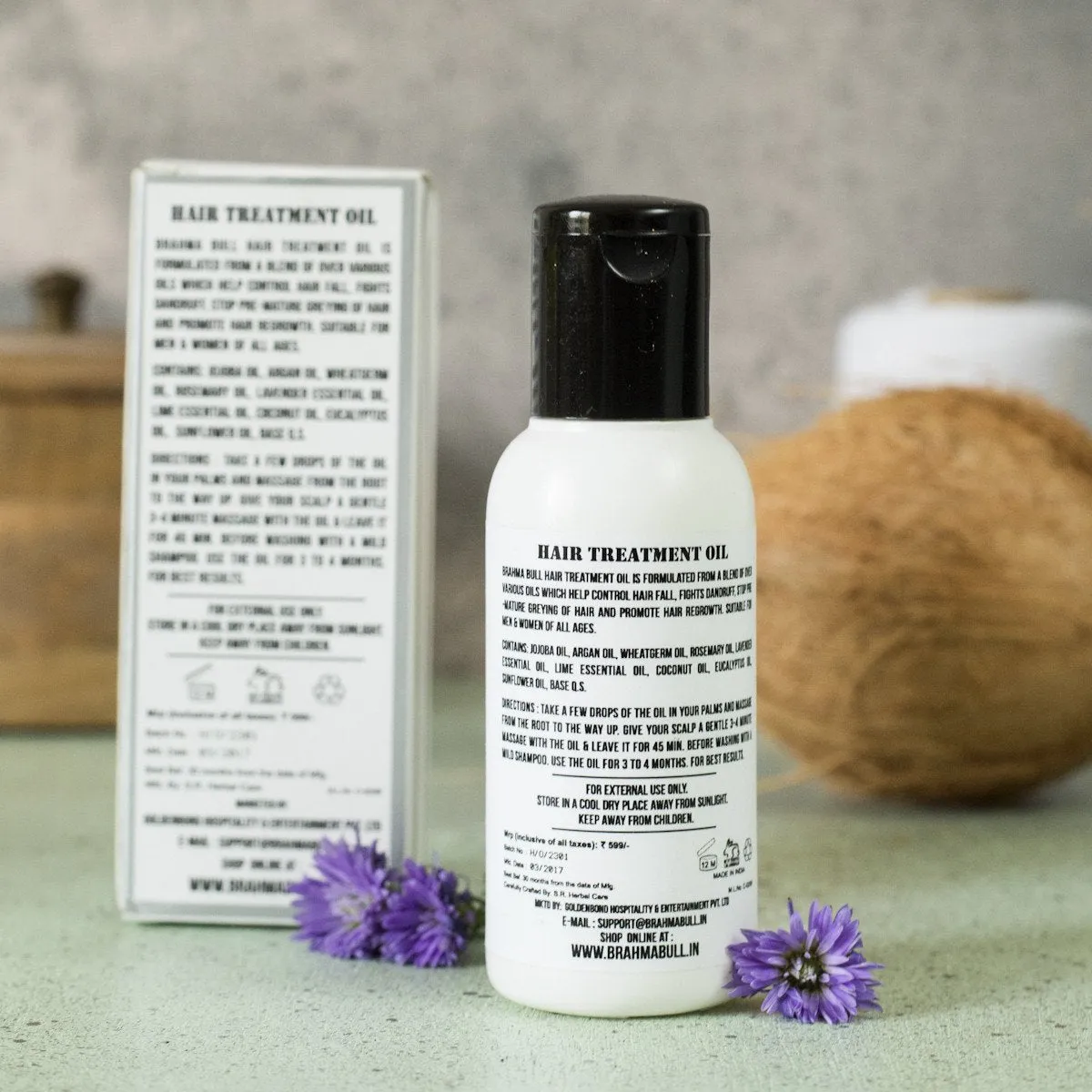 Natural And Organic Hair Treatment Oil