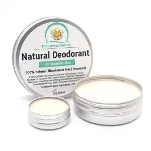 Natural Deodorant For Sensitive Skin – Unscented
