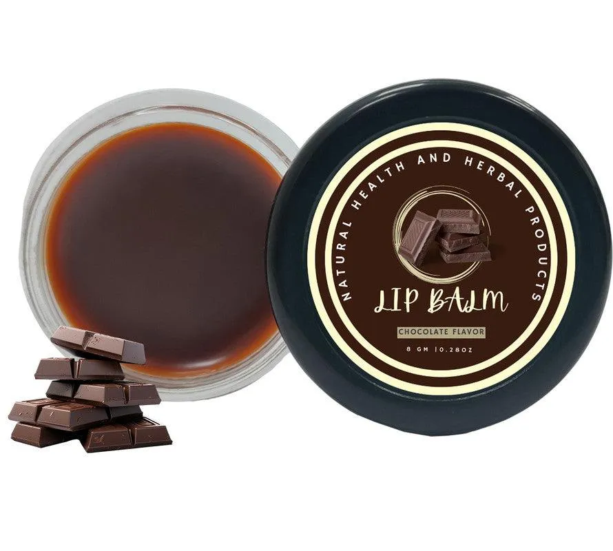 Natural Health and Herbal products Kissable Chocolate Lips Balm - Taste the Freshness with Brown Tinted Bright Lips Soft Lips | 12 Hrs Miniaturization | Long Lasting | Romantic Lips| Kissable Lips- 8g