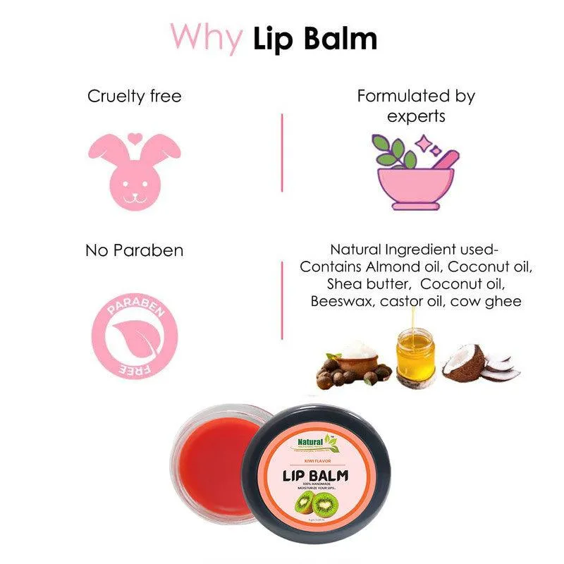 Natural Health and Herbal products Kiwi-Kissed Orange Tinted Lip Balm: Fruity Flavor with a Pop of Color Moisture 12 Hrs Miniaturization, Long Lasting, Romantic, Kissable, Smooth Enriched, Care- 8g