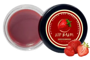 Natural Health and Herbal products Zesty Strawberry Delight Lip Butter - Nourish & Protect bright Lips Maroon Color 12 Hrs Miniaturization, Long Lasting, Romantic, Kissable, Smooth Enriched, Care- 8g