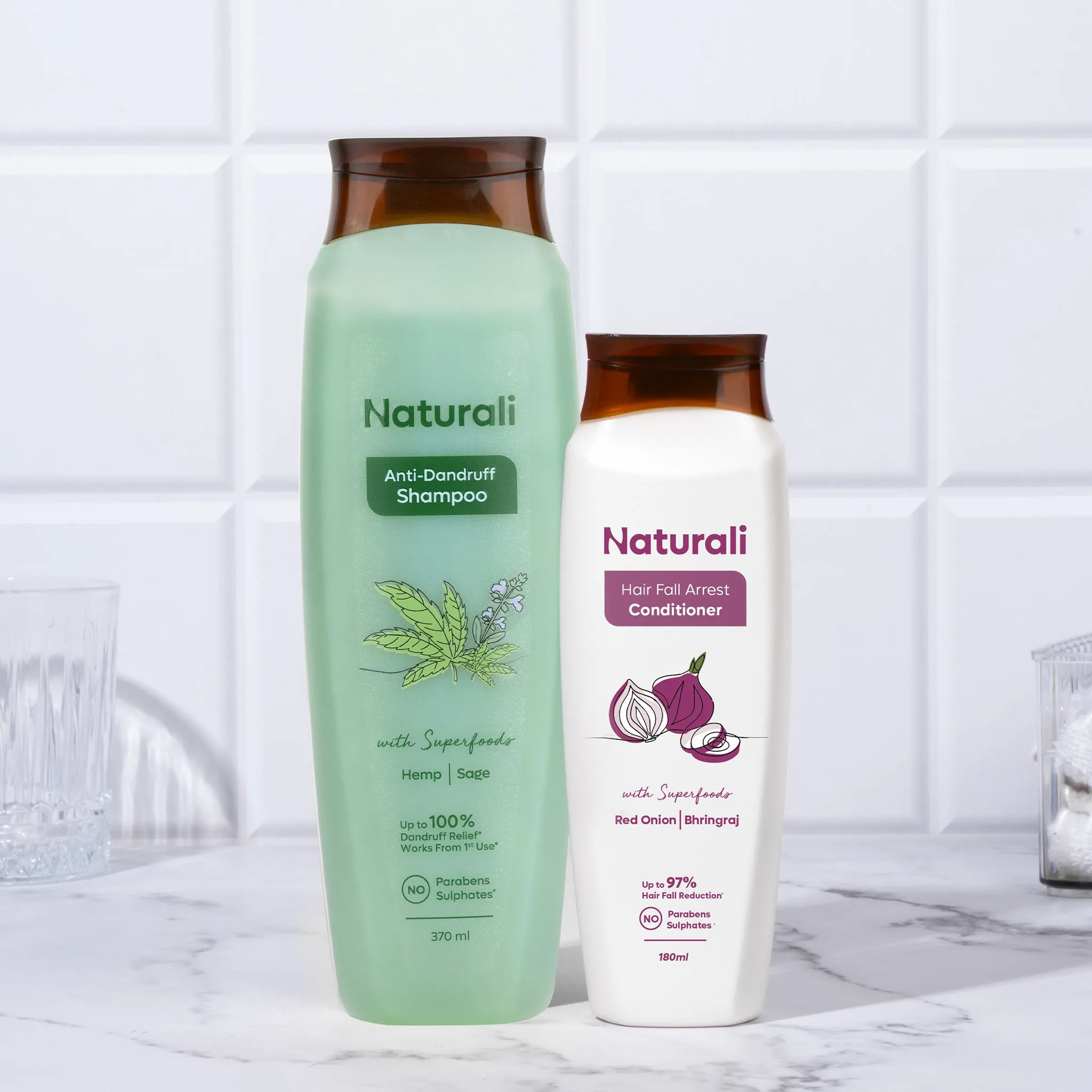 Naturali Anti-Dandruff Shampoo   Hairfall Arrest Conditioner   Wooden Neem Comb