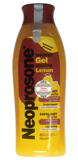 Neoprosone Lemon Shower Gel Lightening Antibacterial 750 ml