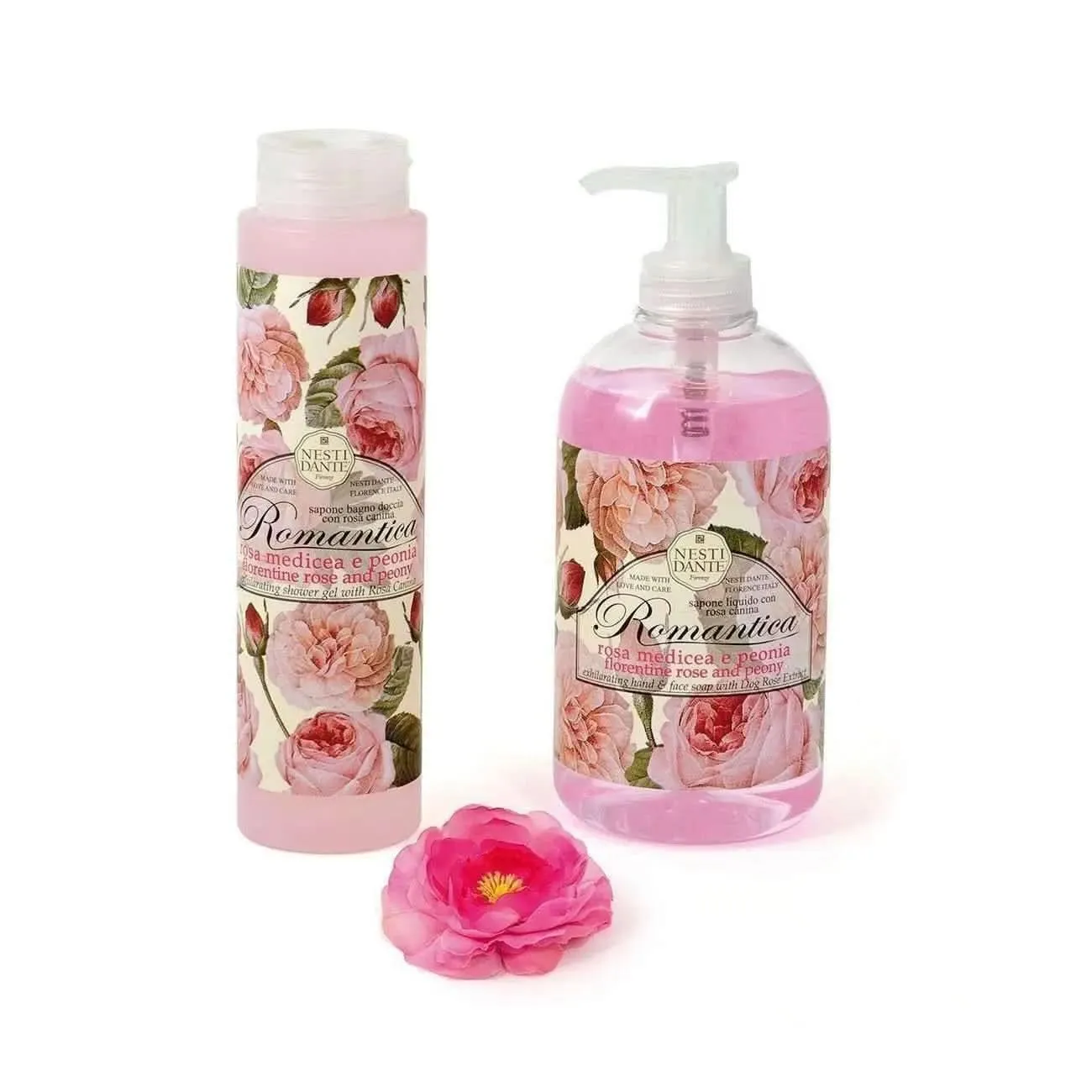 Nesti Dante Rose and Poeny Shower Gel 300ml