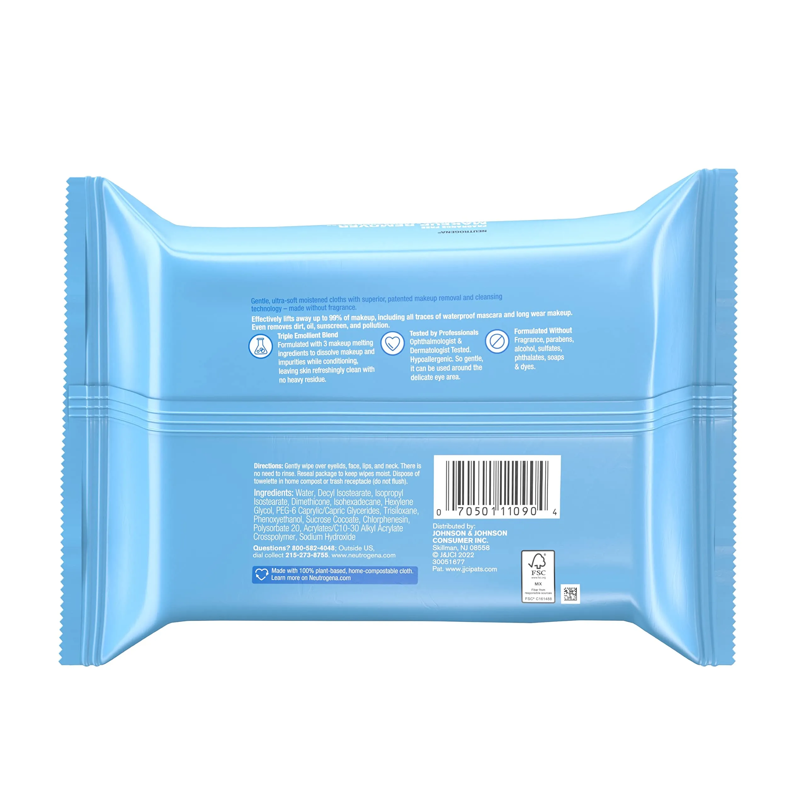 Neutrogena Fragrance-Free Makeup Remover Wipes