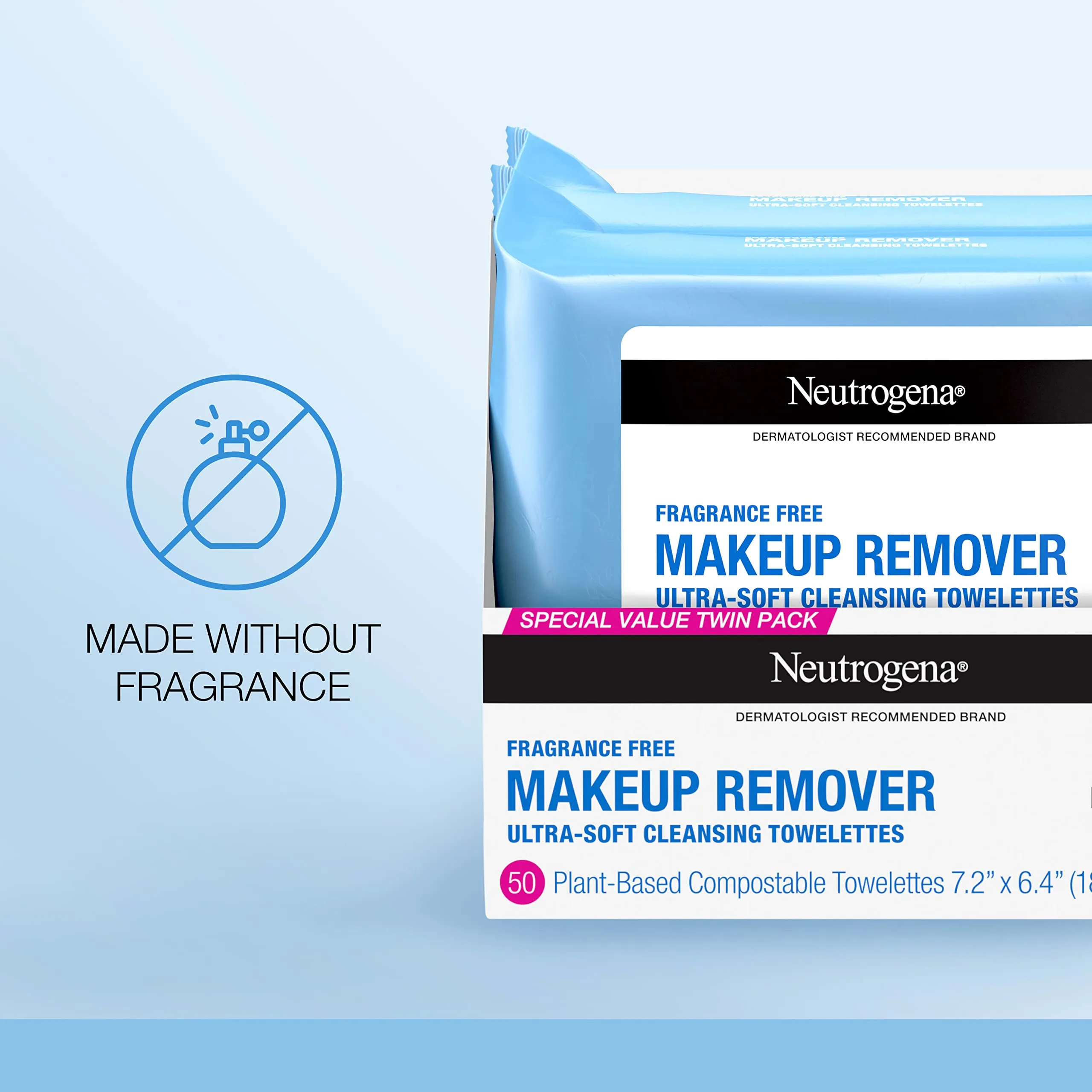 Neutrogena Fragrance-Free Makeup Remover Wipes