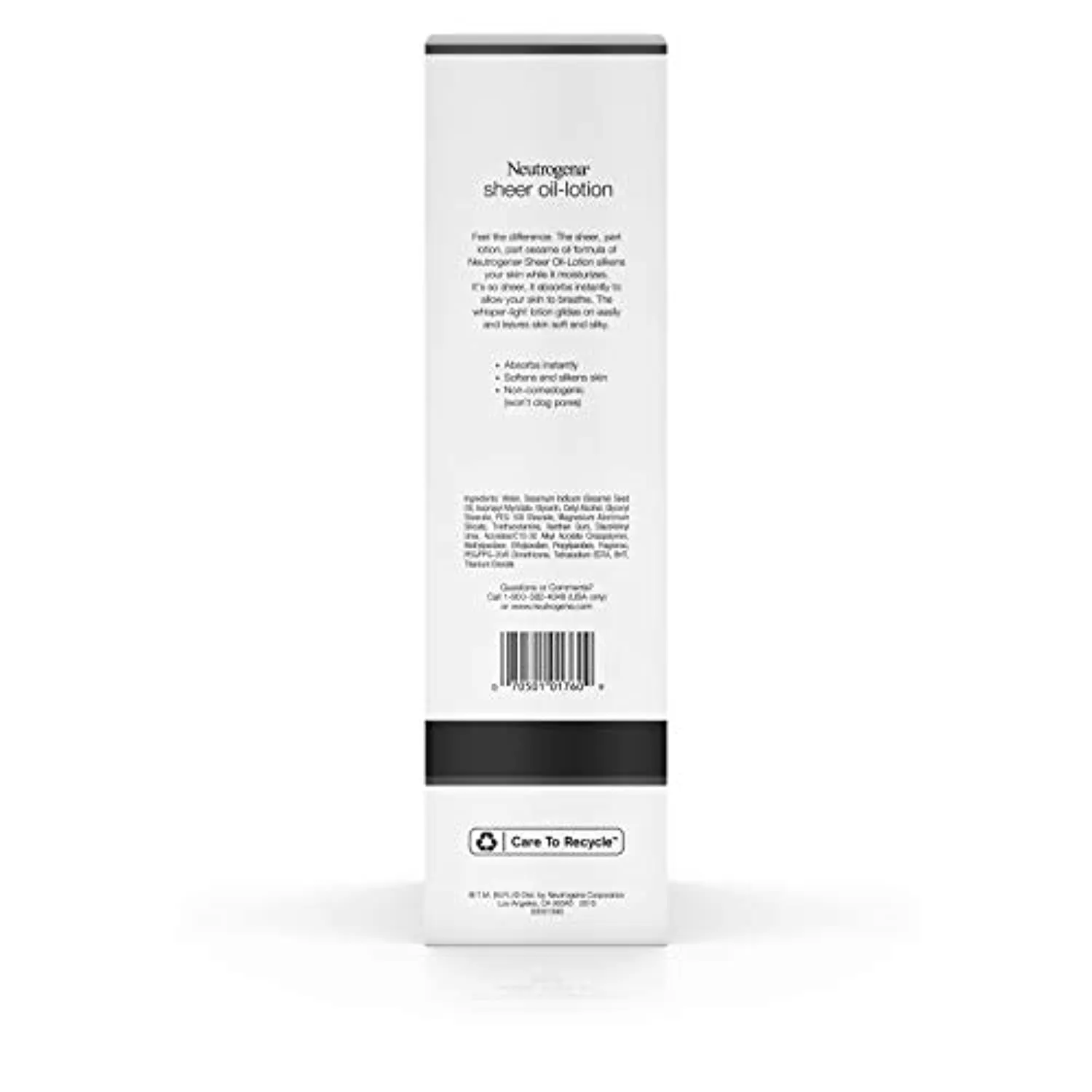 Neutrogena Moisturizing Sheer Body Oil-Lotion