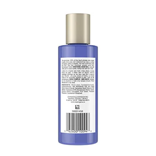 Neutrogena Oil-free eye Makeup Remover for Sensitive Eyes, Removes Waterproof Makeup, 162 Milliliters