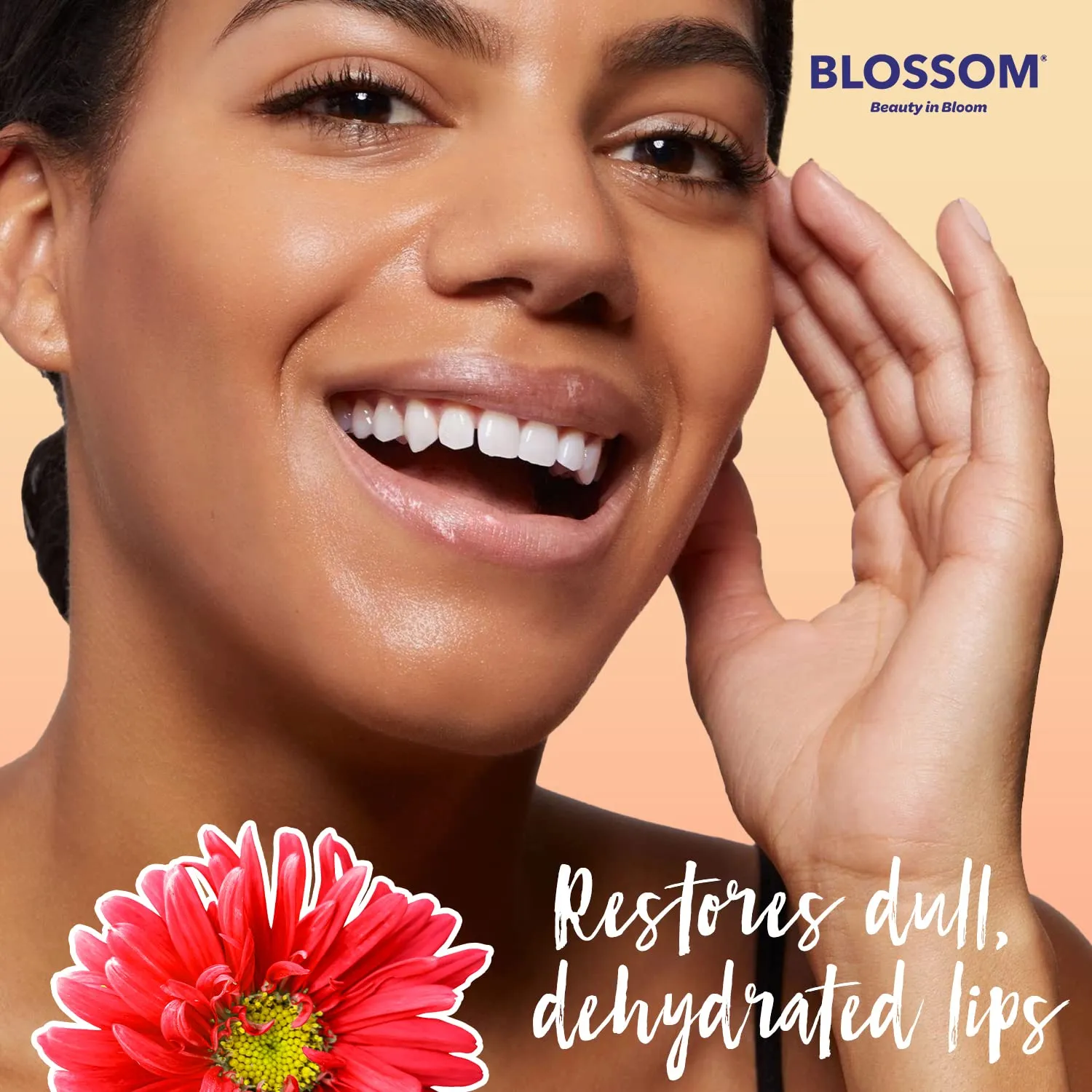 New Blossom Scented Moisturizing and Hydrating Shimmer Sparkle Lip Oil, Infused with Real Flowers, 3g, Watermelon