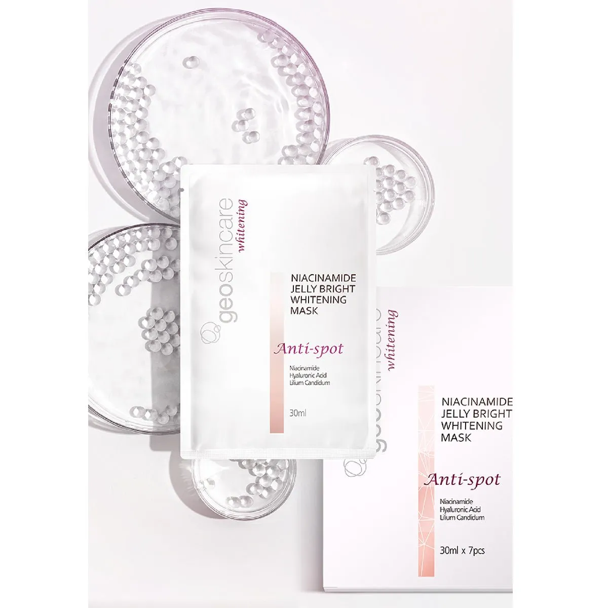 Niacinamide Jelly Bright Whitening Mask 30ml*7