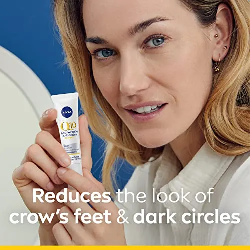 NIVEA Q10 POWER Anti-Wrinkle   Firming Eye Cream, 15mL | Anti-wrinkle eye cream with antioxidant Q10