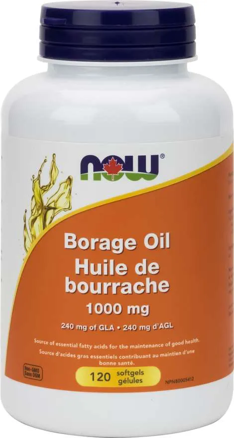 NOW Borage Oil 1000mg 120s