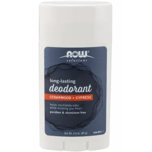 NOW Deodorant Stick Cedarwood   Cypress 62g