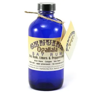 Ogallala Bay Rum, Limes and Peppercorns Aftershave, Pre-Shave, Skin Toner