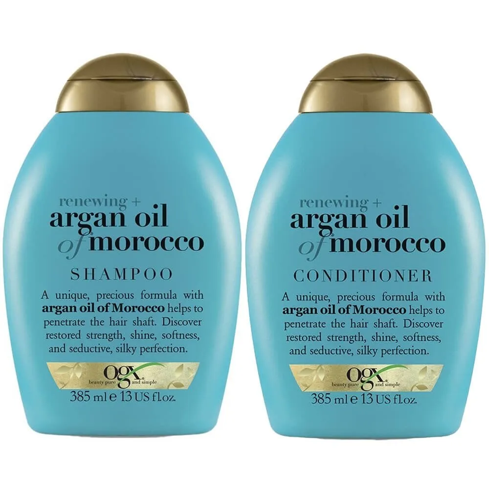 OGX Renewing  Argan Oil of Morocco Damage Repair Shampoo & Conditioner Twin 2 x 385ml