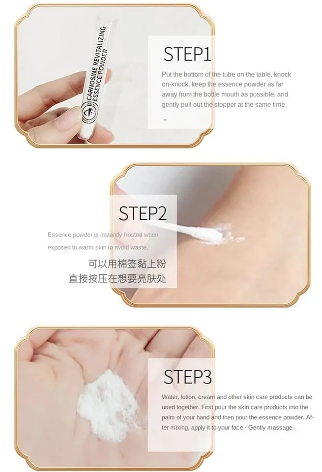 Oligopeptide Powdered Essence Powder Cream Moisturizing Firming Skin Reduce Fine Lines Remove Wrinkles Facial Filling Powder