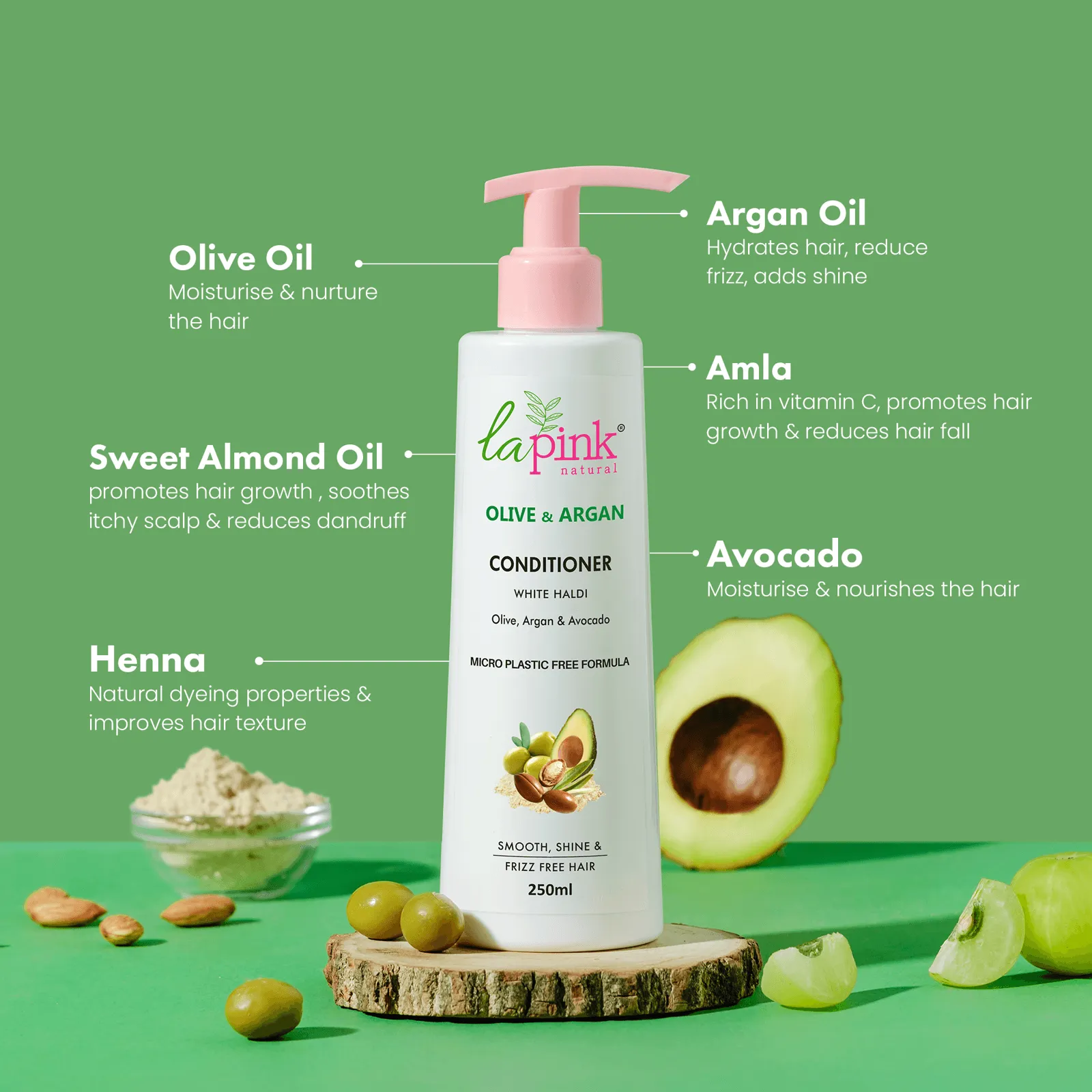 Olive & Argan Conditioner for smooth and frizz-free hair