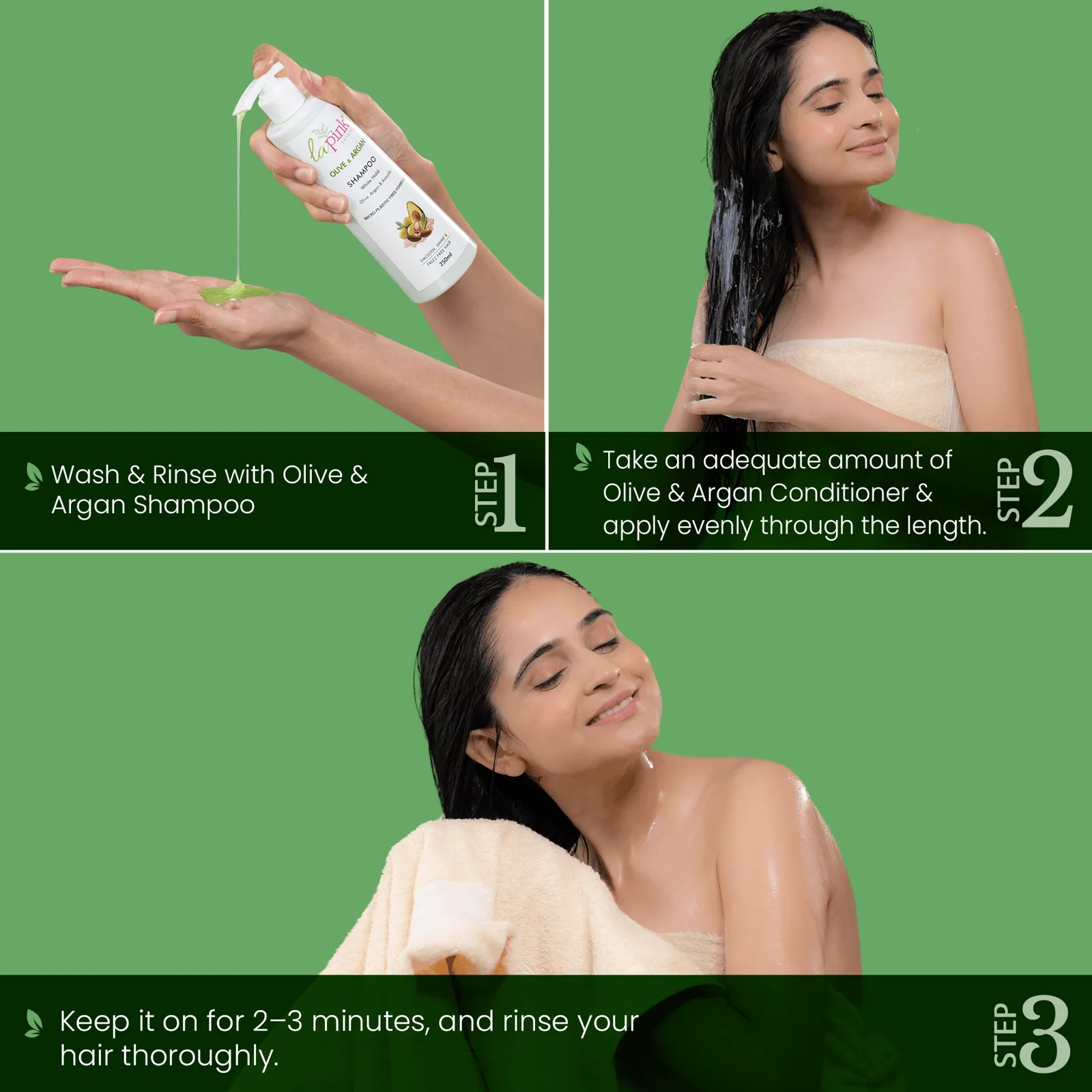 Olive & Argan Conditioner for smooth and frizz-free hair