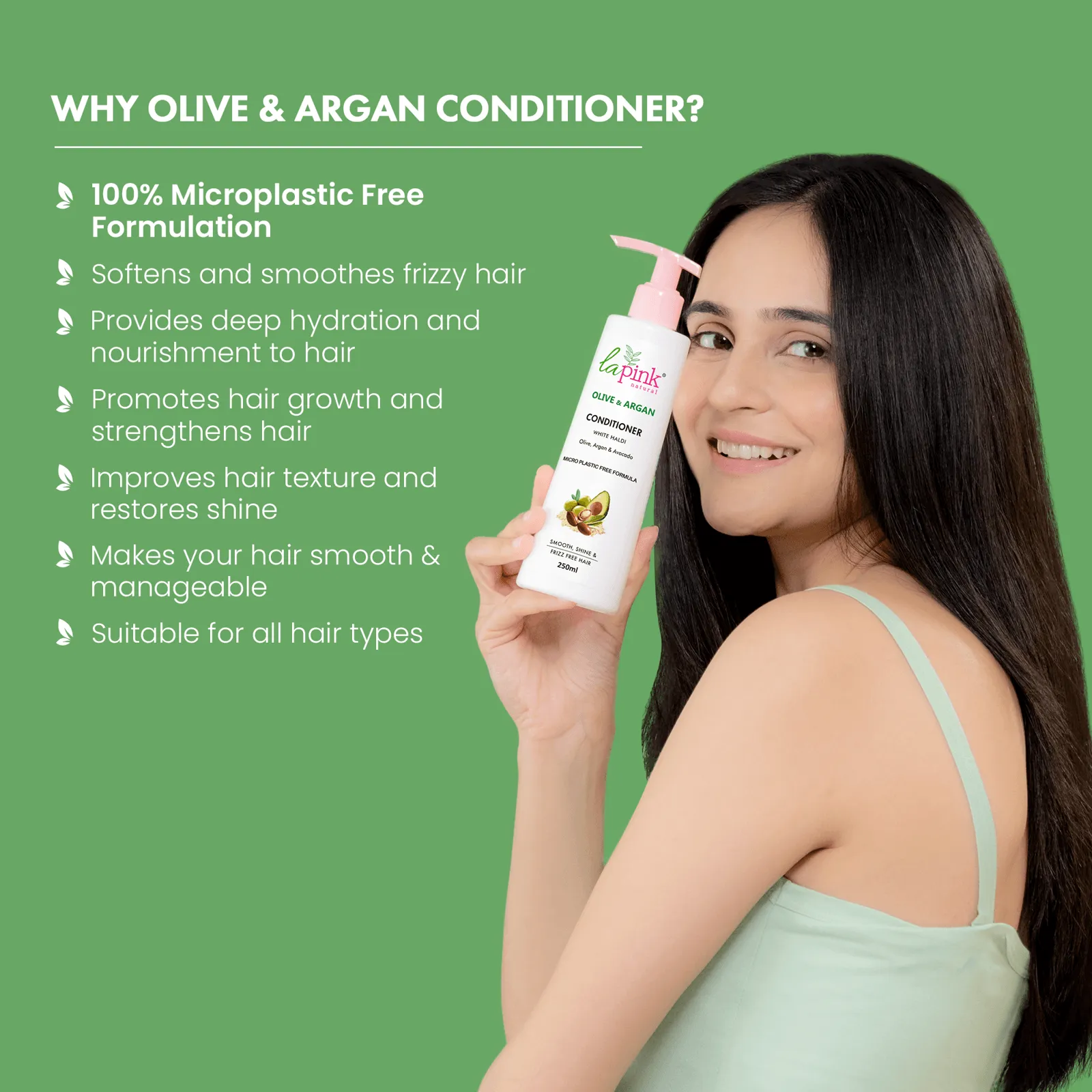Olive & Argan Conditioner for smooth and frizz-free hair