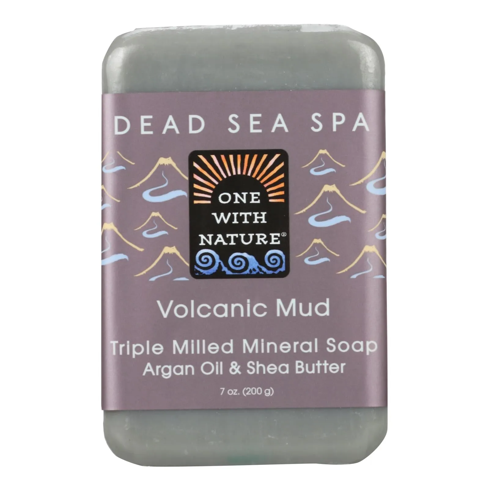 One With Nature Volcanic Mud Cleansing Bar Soap (7 Oz.)