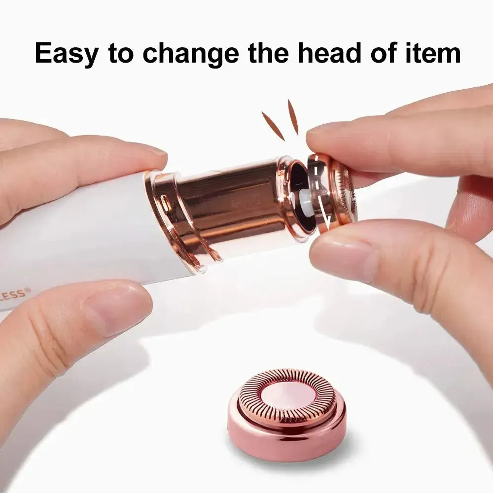 Original Flawless Facial Hair Remover Machine For Women, High Quality Pocket Size Painless Face Hair Removing Machine